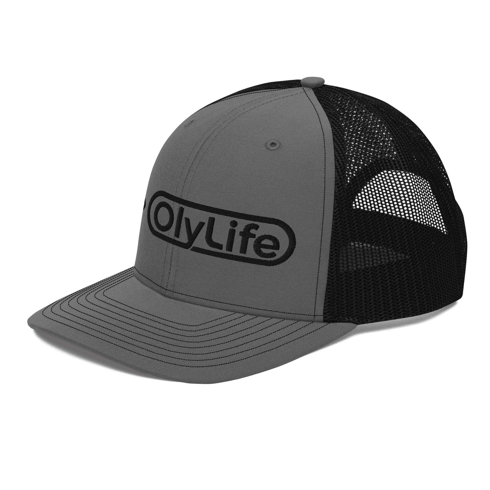 OlyLife Richardson 112 Trucker Cap (Black OlyLife Logo) - Image 11