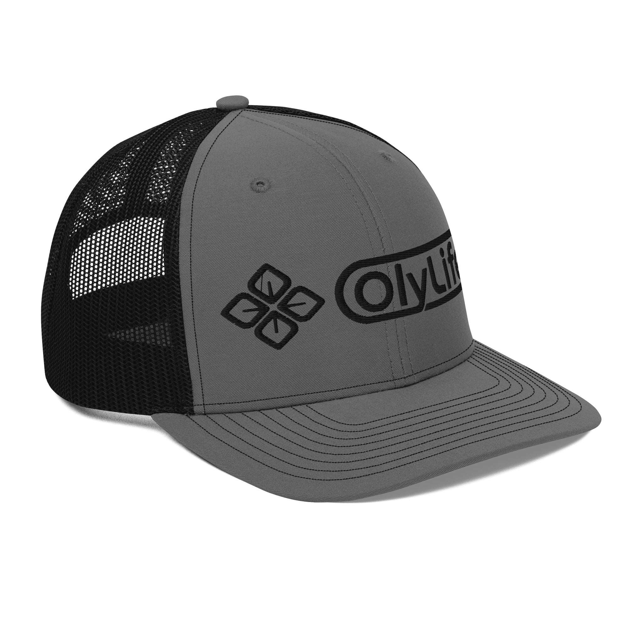 OlyLife Richardson 112 Trucker Cap (Black OlyLife Logo) - Image 13