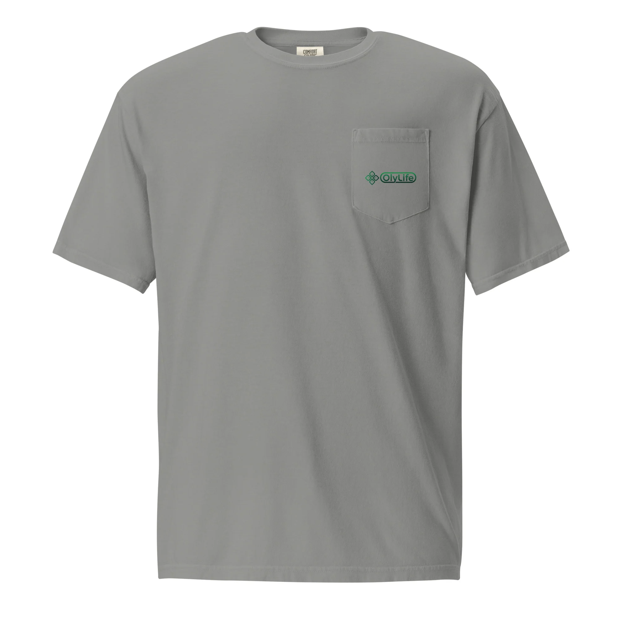 OlyLife Unisex garment-dyed pocket t-shirt - Image 4